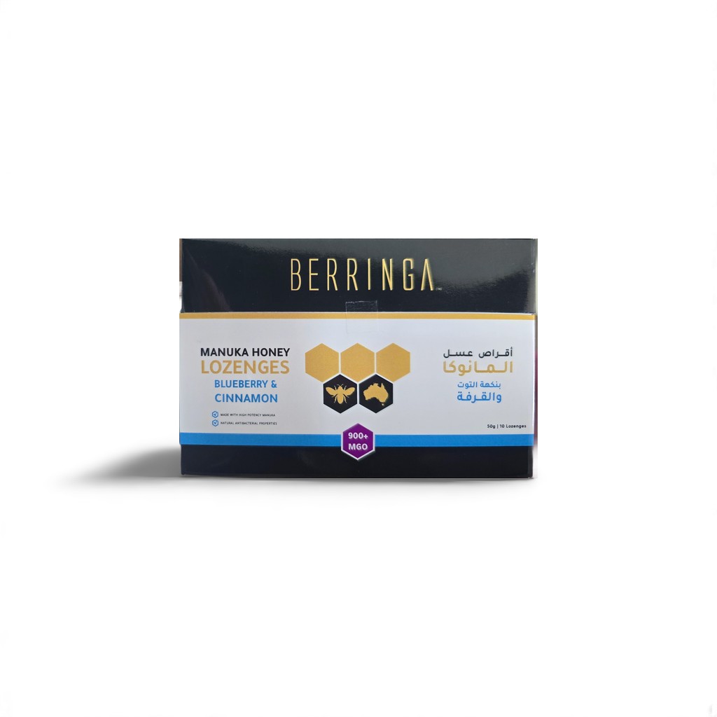 manuka honey lozenges blueberry & cinnamon